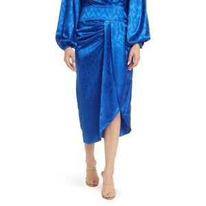 RONNY KOBO Miranda‎ Jacquard Satin Skirt